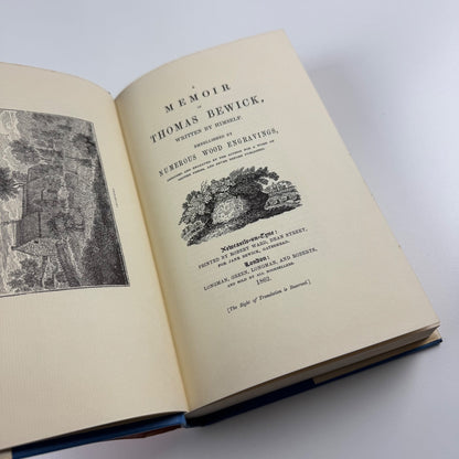 Memoir of Thomas Bewick The Scholar Press, 1974 facsimile edition
