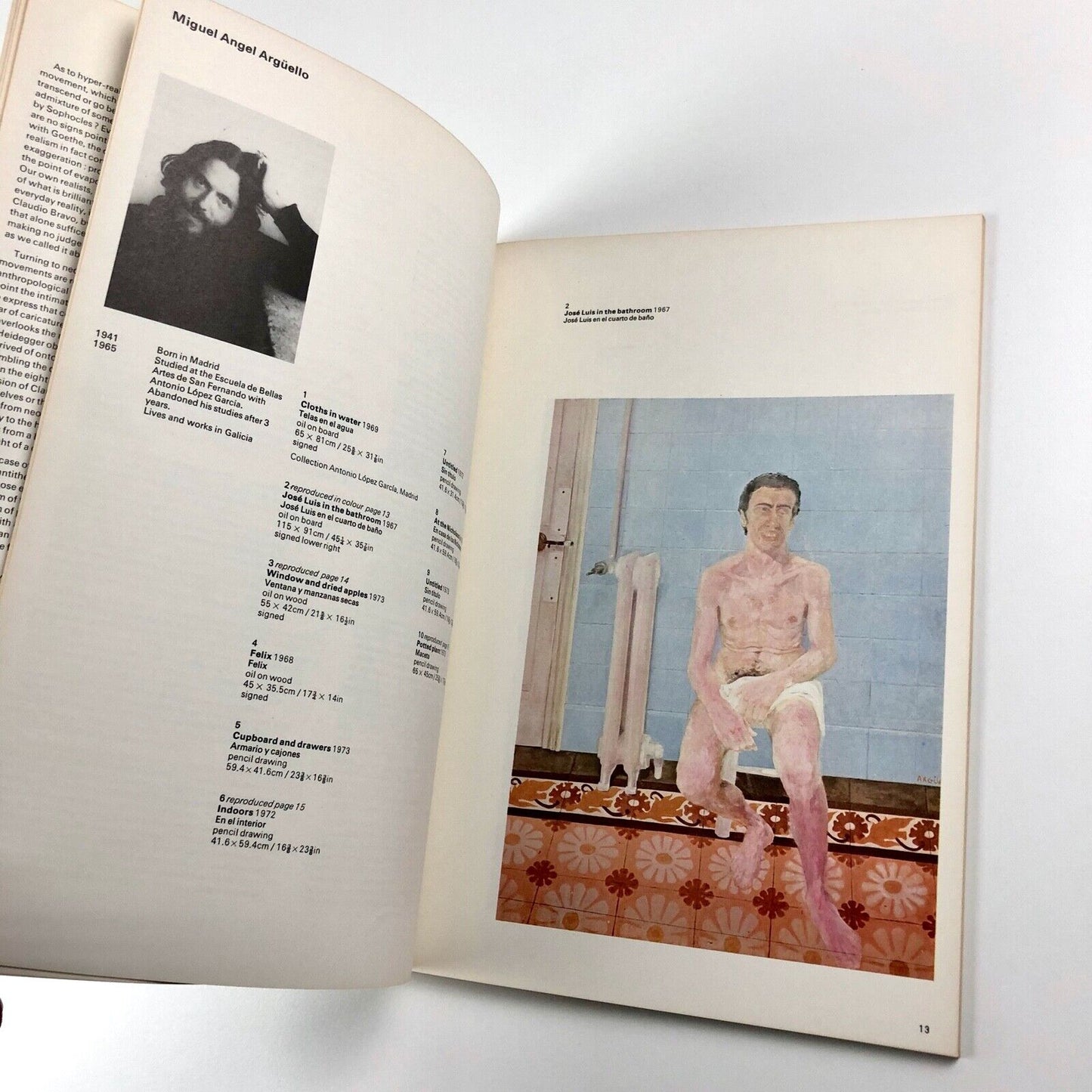 Contemporary Spanish Realists | Marlborough Fine Art (London) catalogue, 1973 - catalogue design by Gordon House