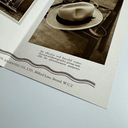 Leaflet for The Sun Engraving Co Ltd undated, c. 1927