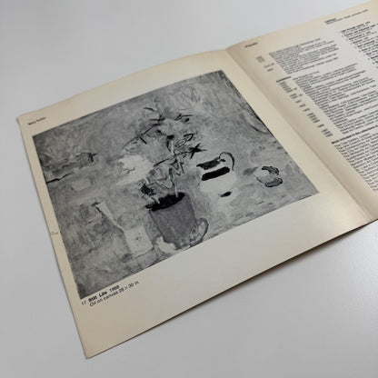 Folding card/catalogue Mary Potter | New Art Centre, 1969