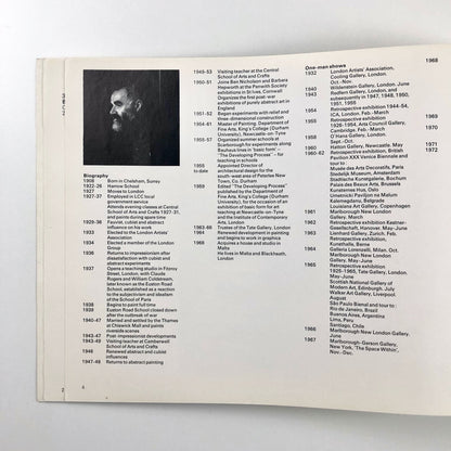 Victor Pasmore: The Image in Search of Itself | Marlborough catalogue, 1972