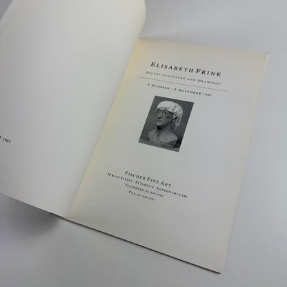 Elisabeth Frink. Recent Sculpture and Drawings | Fischer Fine Art, 1989