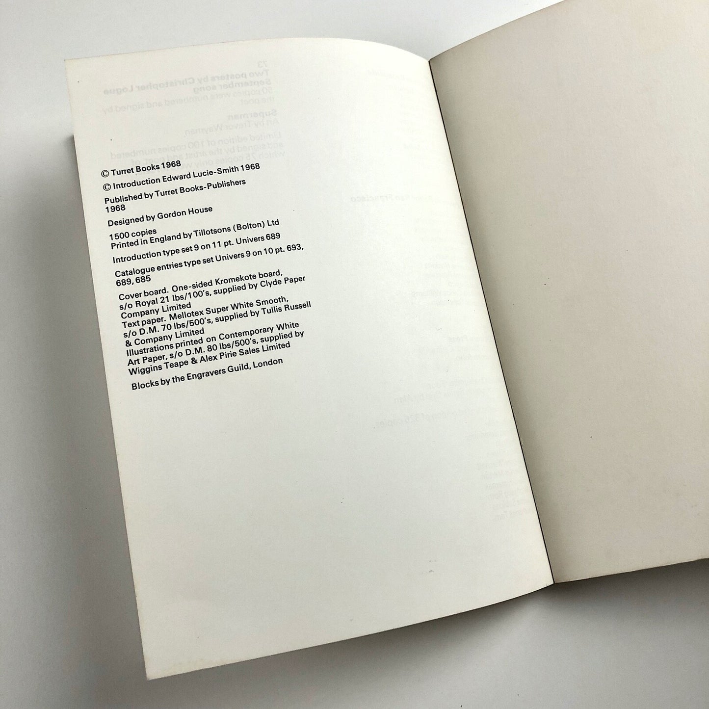The Little Press Movement in England and America | Edward Lucie-Smith, 1968