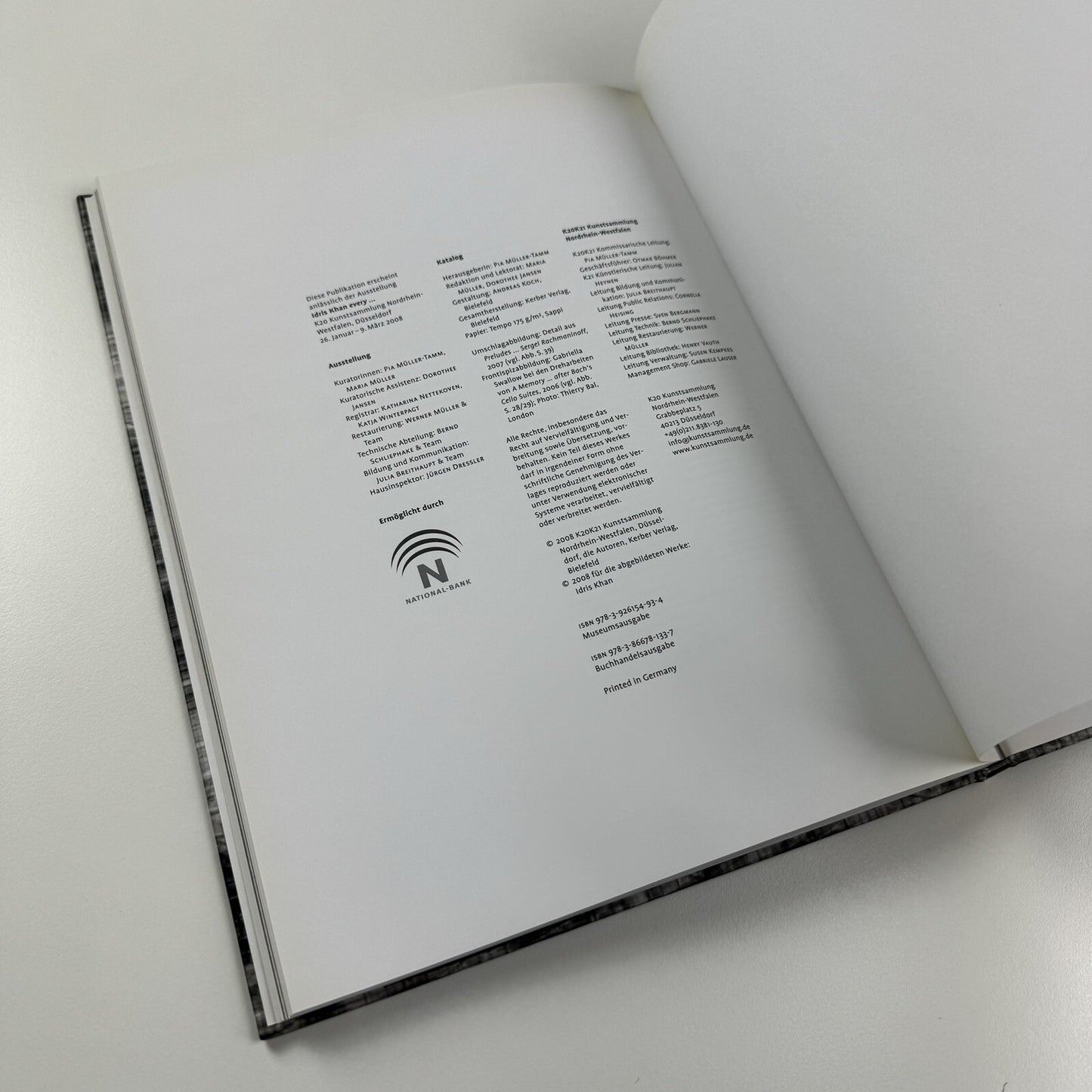 Idris Khan every... | K20 Kunstsammlung Nordrhein-Westfalen, 2008 catalogue