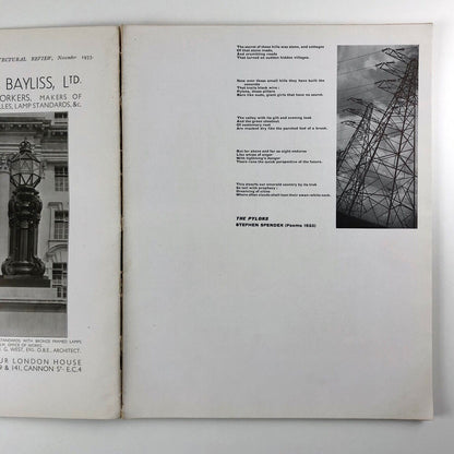 The Architectural Review | 'Electricity' issue | November 1933, LXXIV No. 444