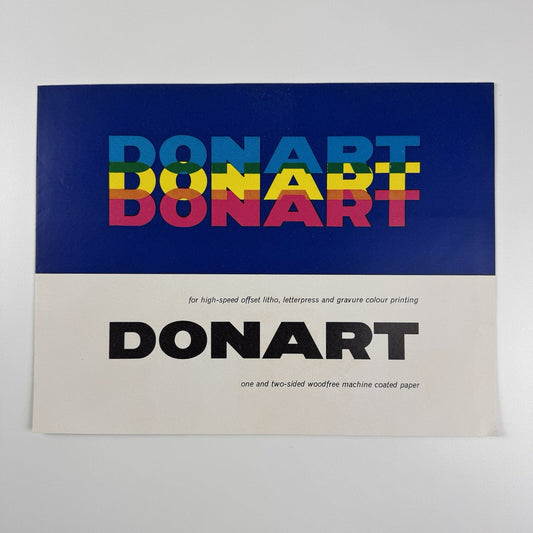 Promotional leaflet for Donart letterpress coated paper | Keliher, Hudson & Kearn