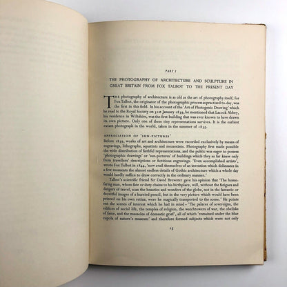 Focus on Architecture and Sculpture | Helmut Gernsheim | The Fountain Press 1949