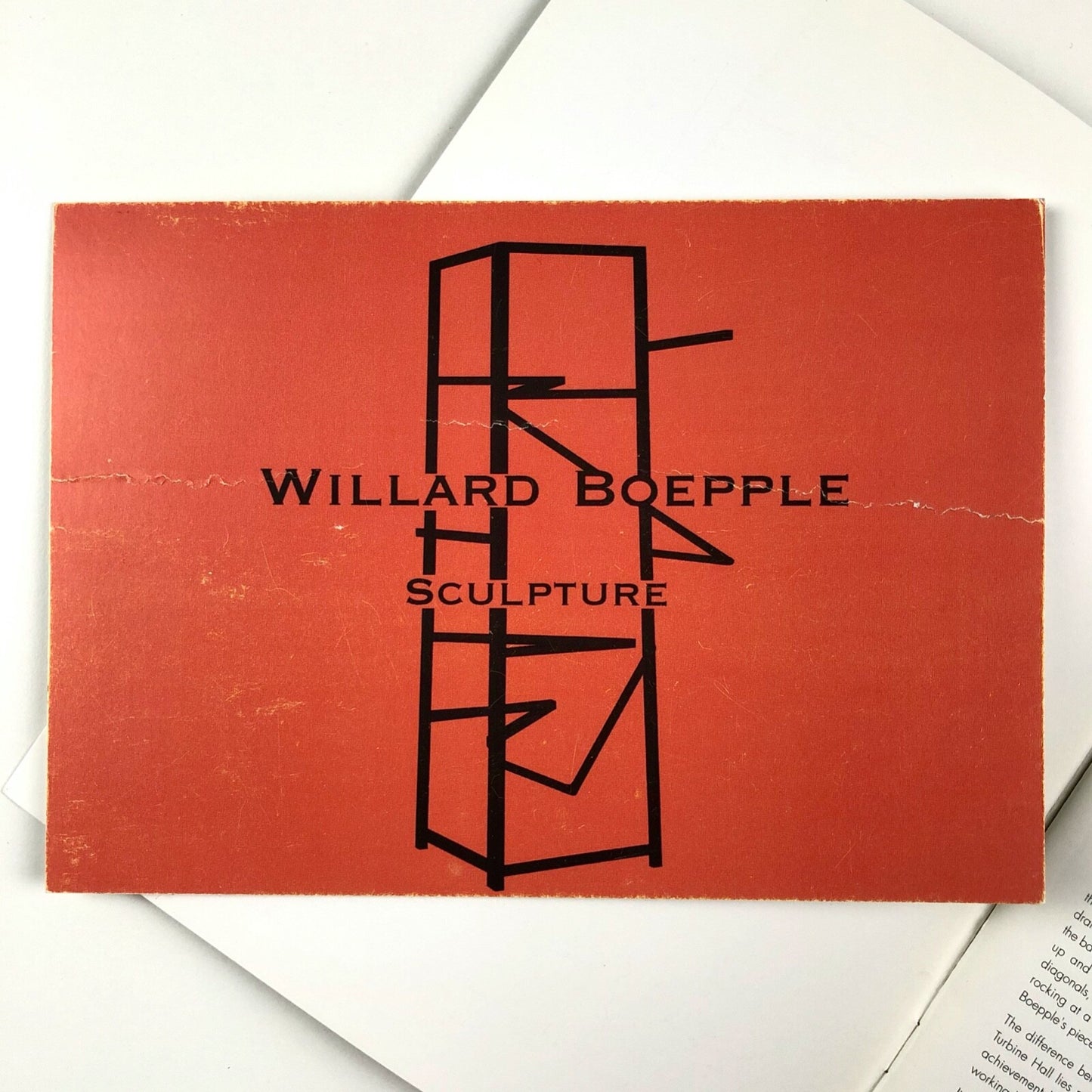 Willard Boepple: The Sense of Things | Broadbent Gallery / Maddox Arts | Catalogue, with private view card
