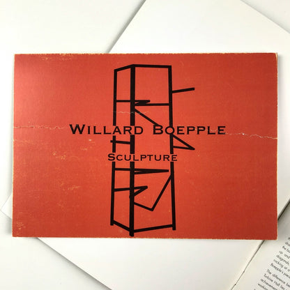 Willard Boepple: The Sense of Things | Broadbent Gallery / Maddox Arts | Catalogue, with private view card