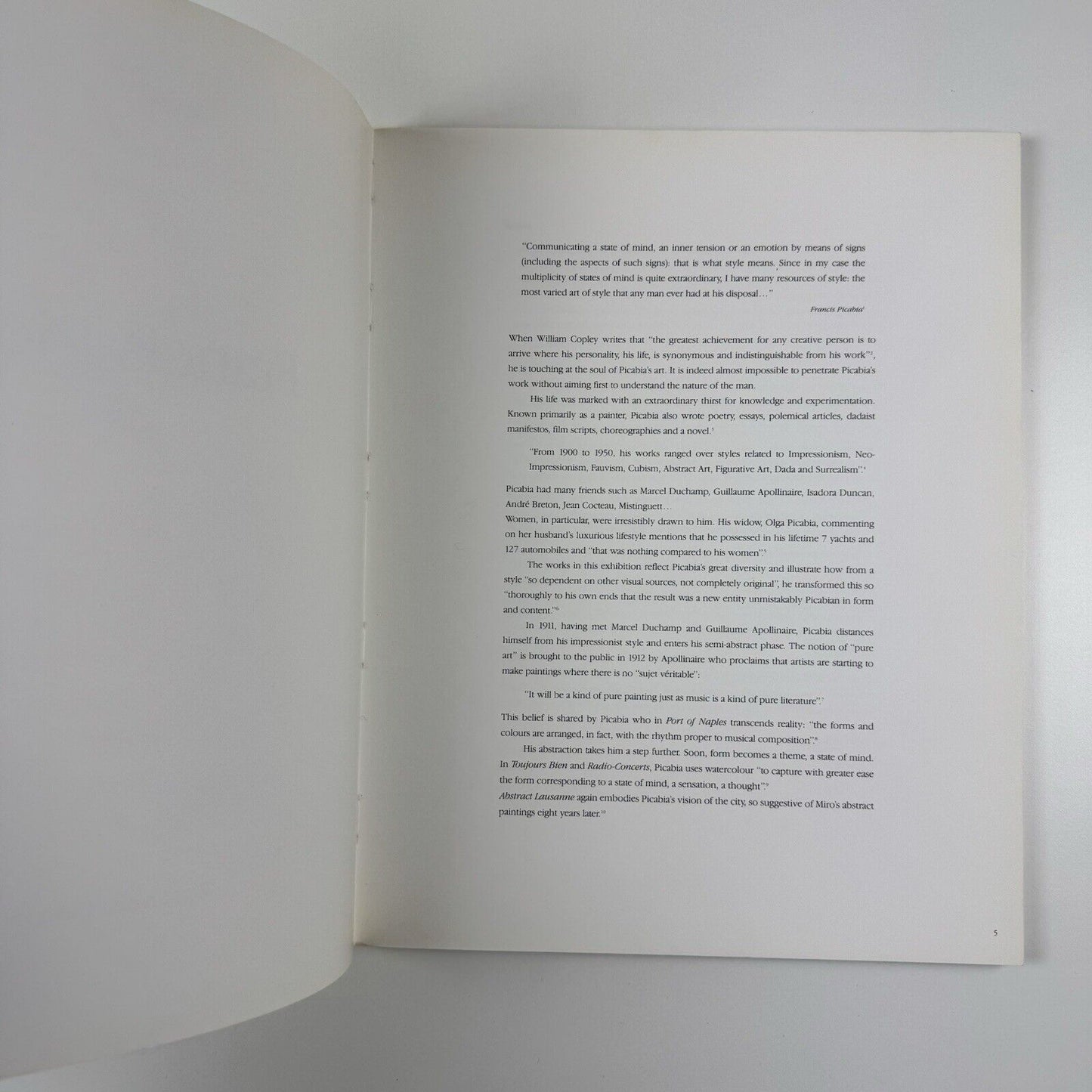 Francis Picabia | Waddington Galleries catalogue booklet, 1990