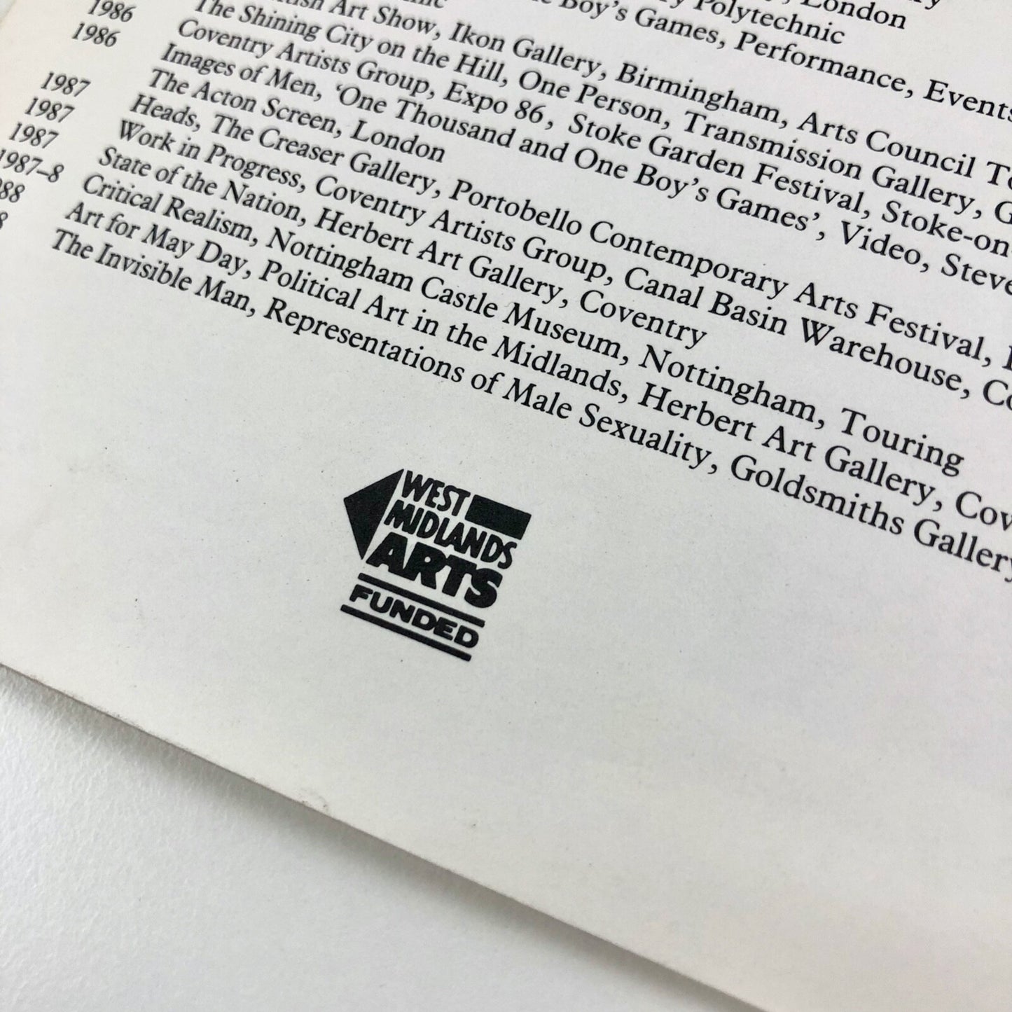 Unbelievable stories incorporating the travails of Blind Bifford Jelly | John Yeadon | Folded sheet, 1988