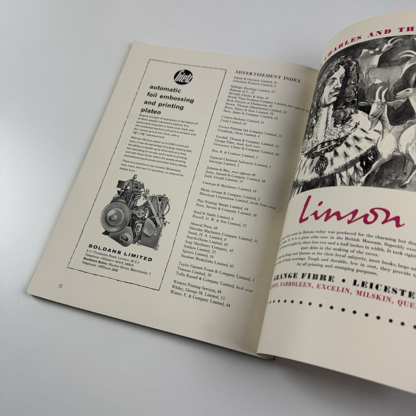 Book Design and Production | Vol 4 No 1 1961 | Printing News Ltd | Edited by James Moran