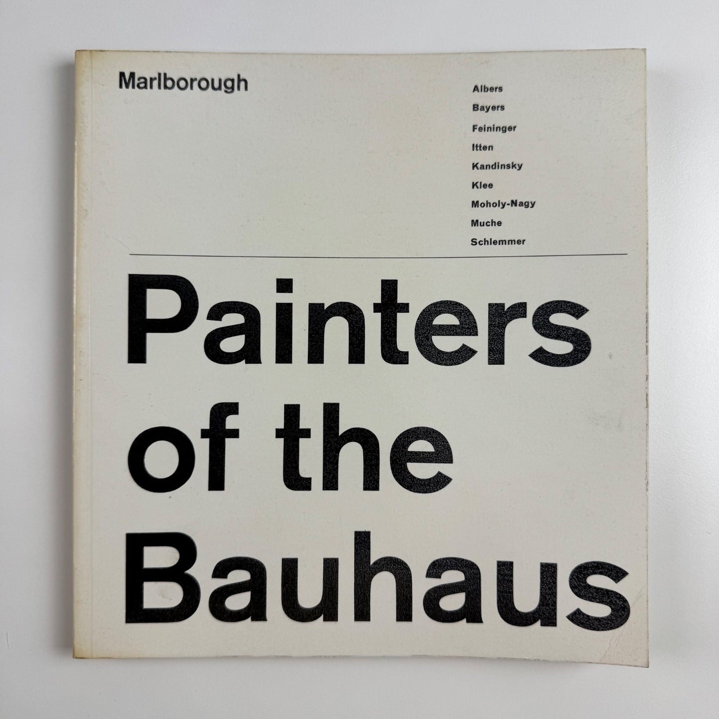 Painters of the Bauhaus | Marlborough Fine Art cat. 9, 1962, design by Gordon House