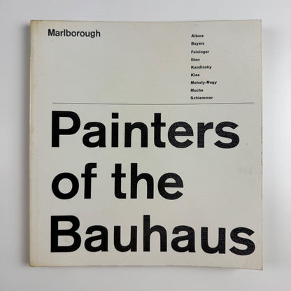 Painters of the Bauhaus | Marlborough Fine Art cat. 9, 1962, design by Gordon House