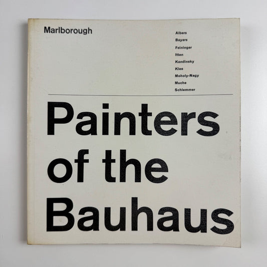 Painters of the Bauhaus | Marlborough Fine Art cat. 9, 1962, design by Gordon House