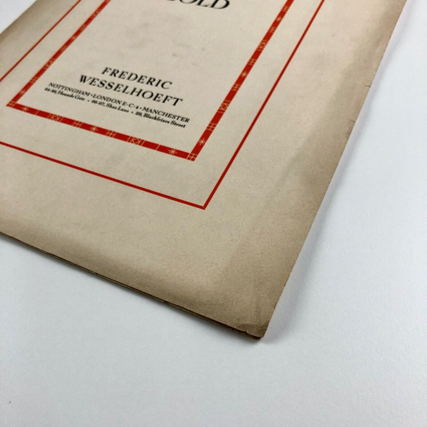 [Lucian] Bernhard Roman Bold type specimen booklet | Frederic Wesselhoeft, undated