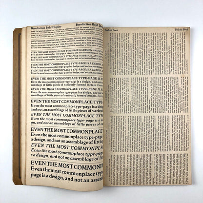 Typography Layout Kit | Mergenthaler Linotype Company, Brooklyn, New York, October 1927