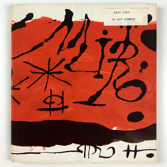 Joan Miró | Marlborough Fine Art, Spring 1966 | catalogue design by Gordon House