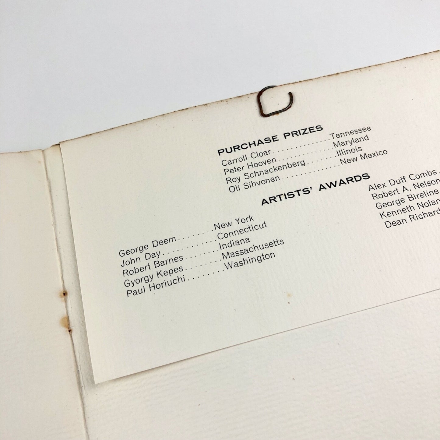 The Rockford – Fifty States of Art Exhibition 1965 | Rockford Art Association Burpee