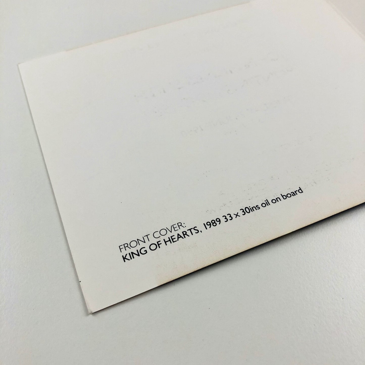 Paintings – 1949 to 1989 by John Milnes-Smith | Austin/Desmond private view invitation | Folded card, 1990