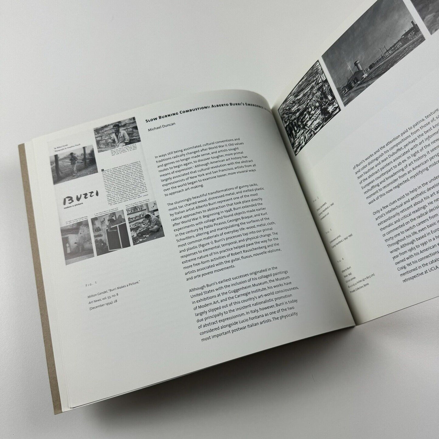 Combustione: Alberto Burri and America | Santa Monica Museum of Art catalogue, 2010