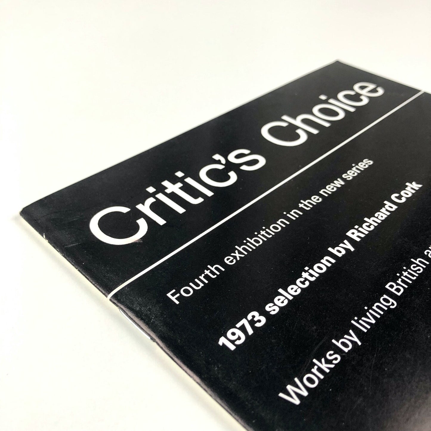 Critic's Choice exhibition catalogue | Richard Cork | Arthur Tooth, 1973