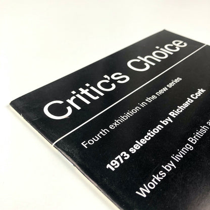 Critic's Choice exhibition catalogue | Richard Cork | Arthur Tooth, 1973