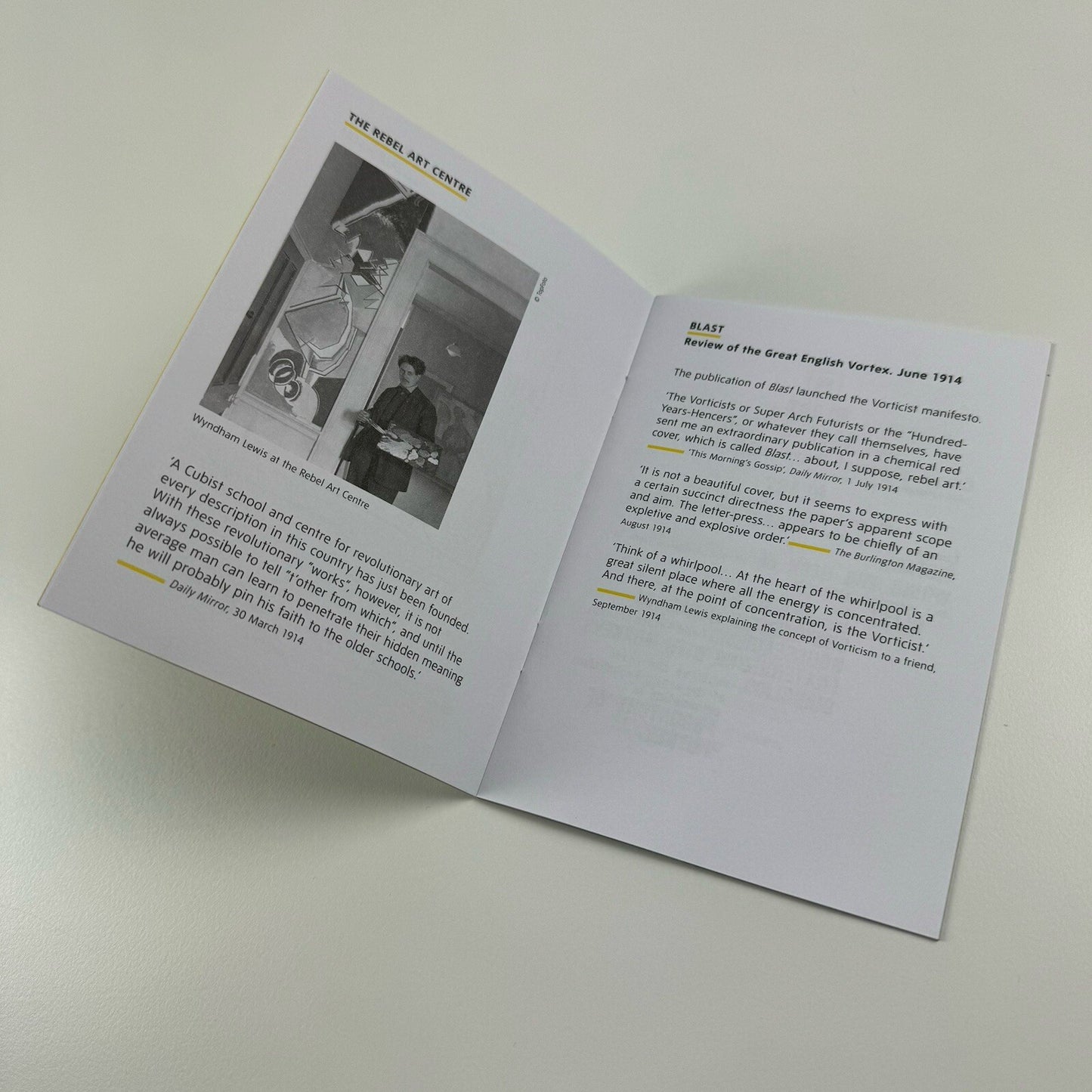 The Vorticists. Manifesto for a Modern World | Tate Britain small guide 2011