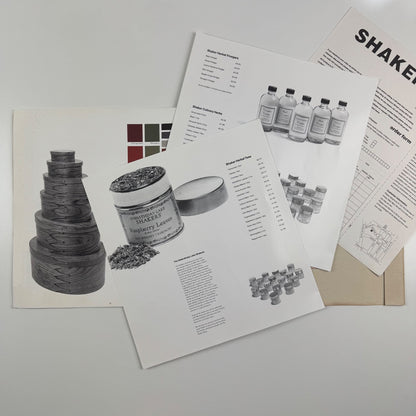 The Shaker [furniture] Shop London catalogue and price list. Dated 1989