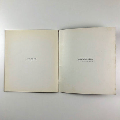 Alan Davie paintings and drawings from 1936-1968 |Whitechapel Art Gallery, 1958