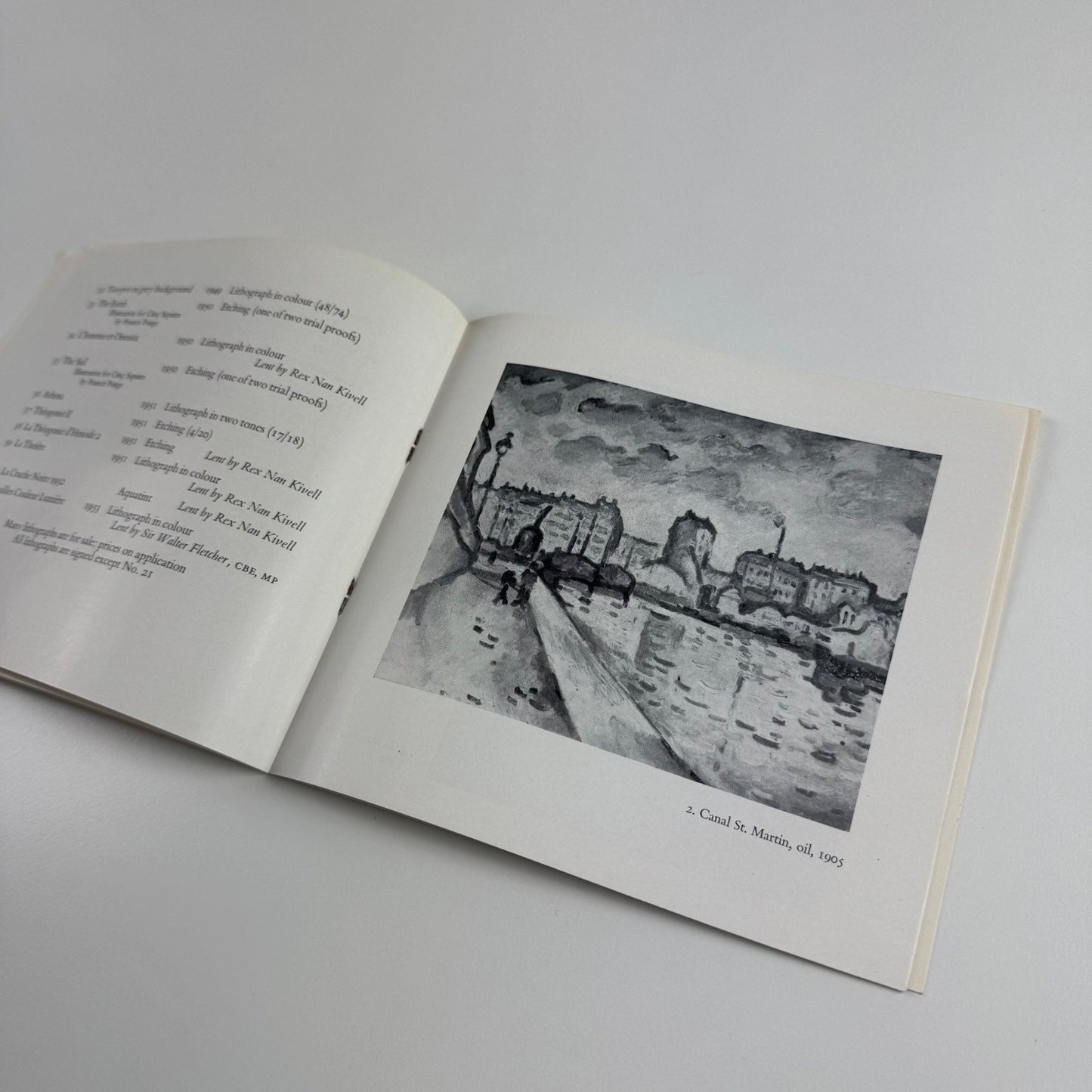 Georges Braque paintings & drawings 1909-1953 | ICA Gallery, 1954 printed by Christopher Foss