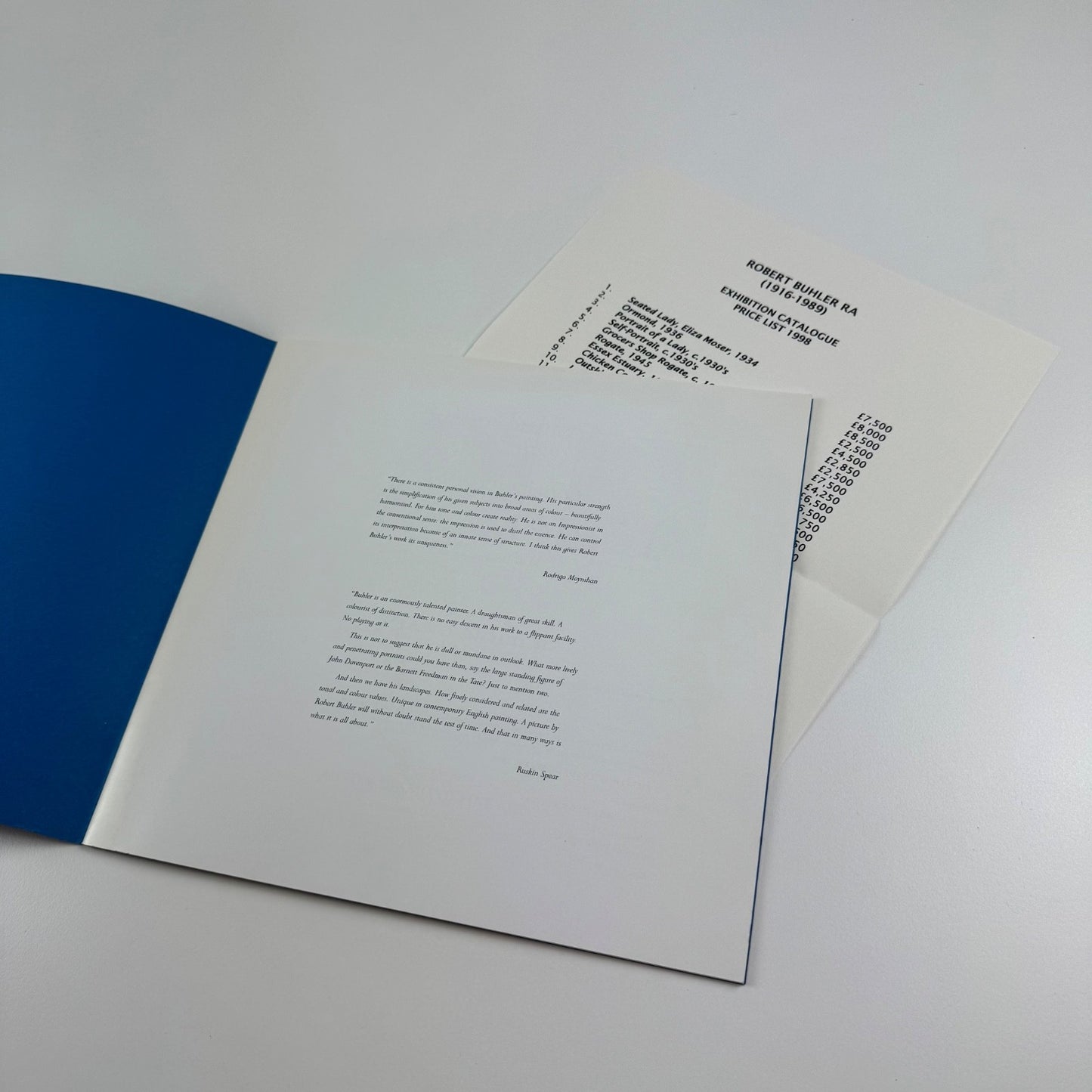 Robert Buhler RA (1916-1989) An Appreciation | Piano Nobile, 1998