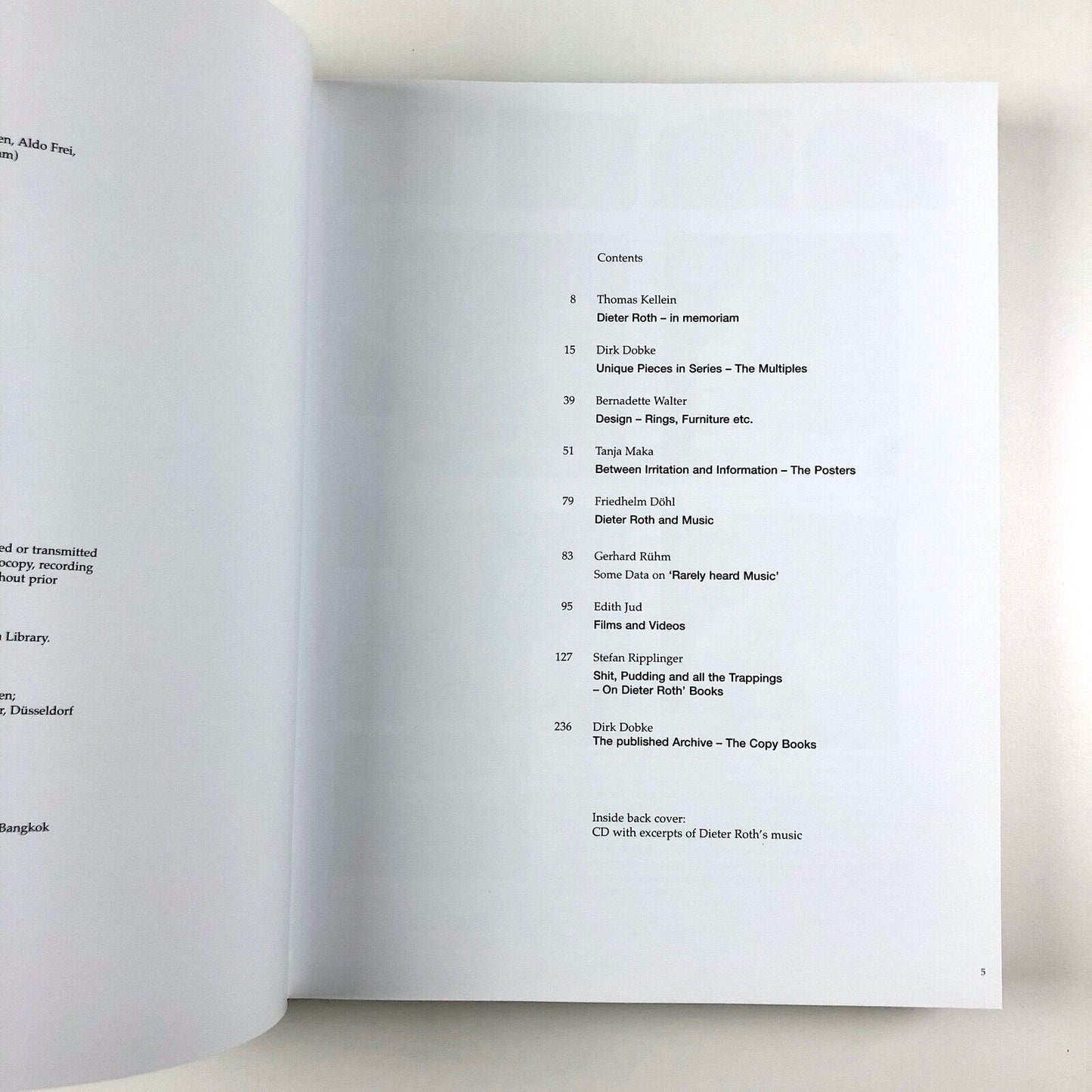 Dieter Roth: Books & Multiples | 2004 Catalogue Raisonné | Edition Hansjörg Mayer