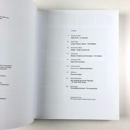 Dieter Roth: Books & Multiples | 2004 Catalogue Raisonné | Edition Hansjörg Mayer
