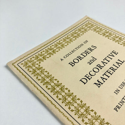 Leaflet A Collection of Borders & Decorative Material in use in the Printing Department Guildford School of Art, undated