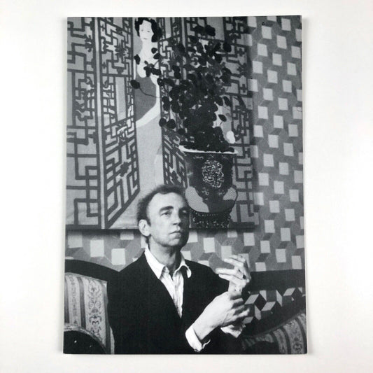 Folding card/flyer for Patrick Procktor RA. Selected paintings, watercolours, drawings and prints | Redfern Gallery, 1999