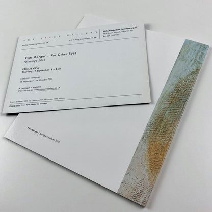 Yves Berger. For Other Eyes. Paintings 2015 | Art Space Gallery catalogue