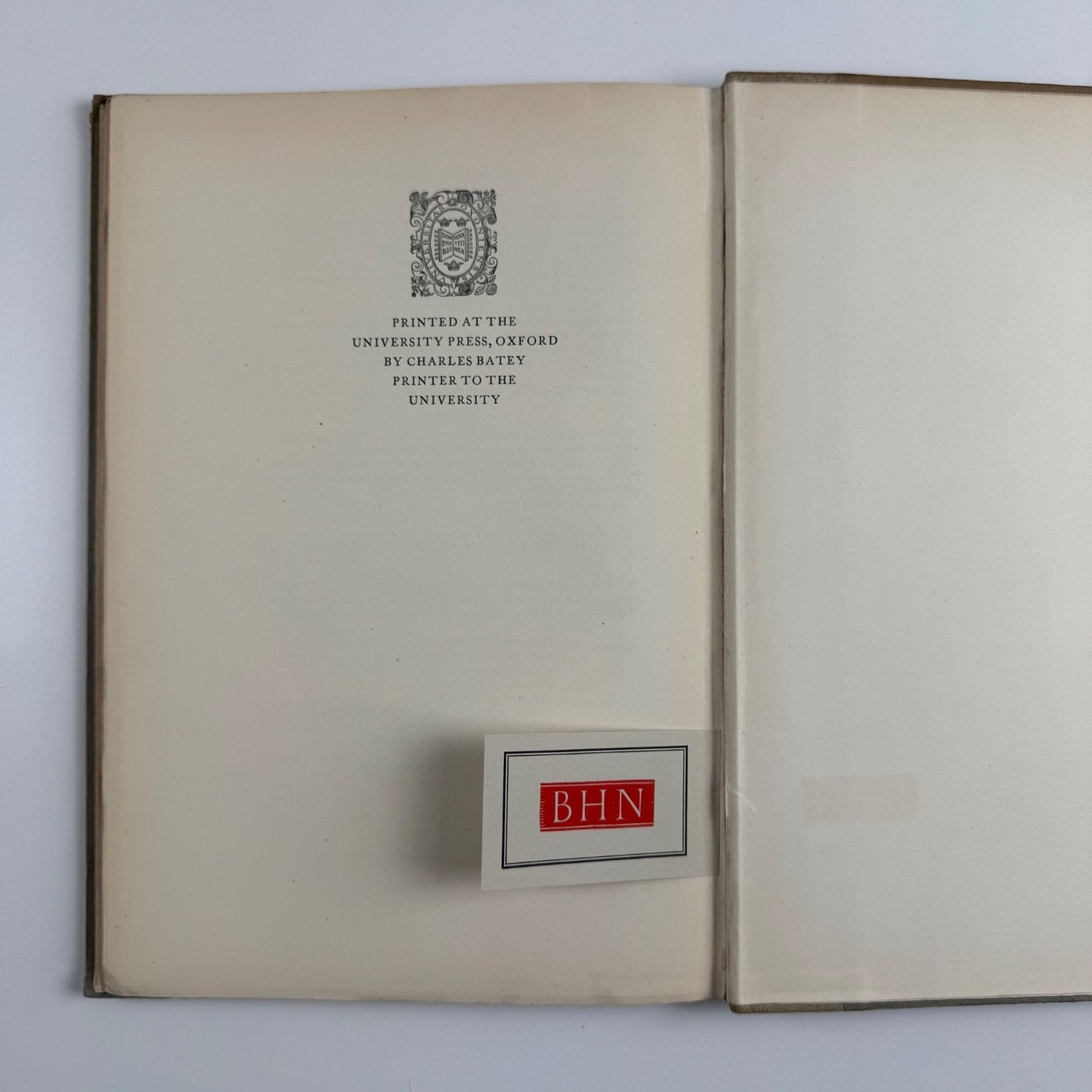 B.H. Newdigate. Scholar Printer by Joseph Thorp | Basil Blackwell, 1950