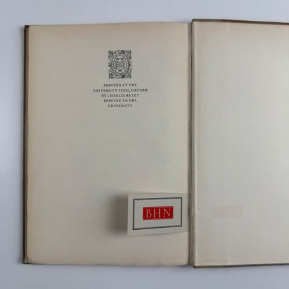 B.H. Newdigate. Scholar Printer by Joseph Thorp | Basil Blackwell, 1950