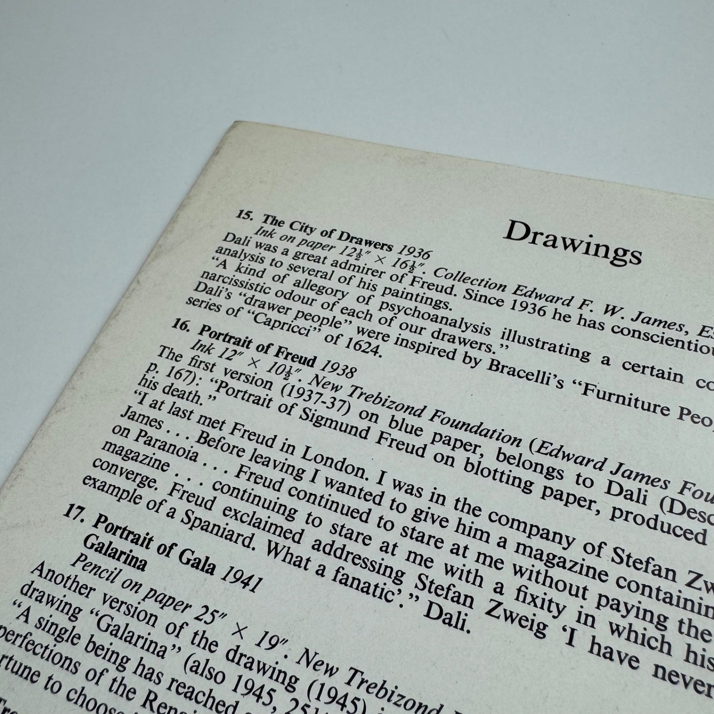 Leaflet for Dali. Art-in-Jewels Exhibition & Paintings | Whitechapel Art Gallery
