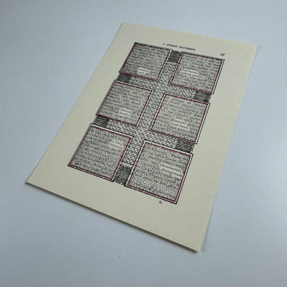 A Humument page 97 'barbarous looking-glasses' by Tom Phillips | The Tetrad Press, 1970