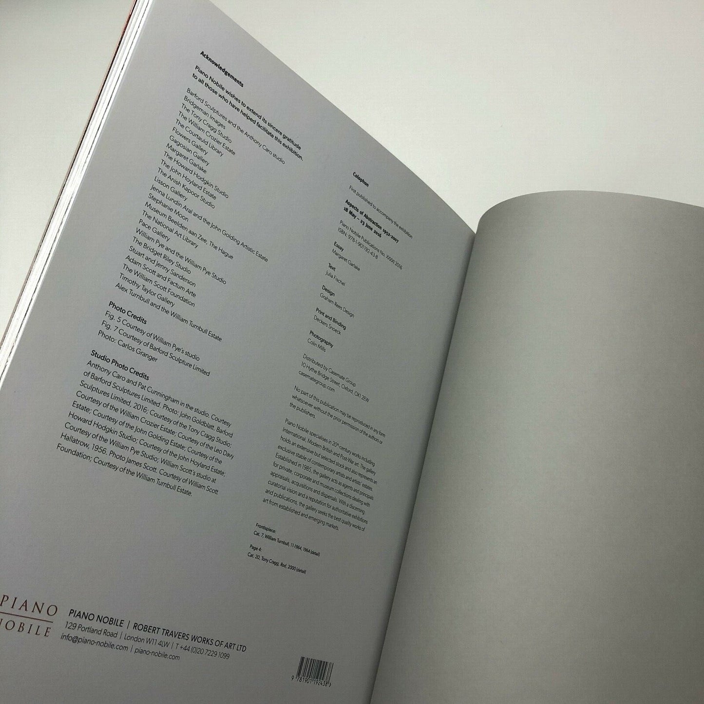 Aspects of Abstraction, 1952 - 2007 exhibition catalogue | Introduction by Margaret Garlake, 2016