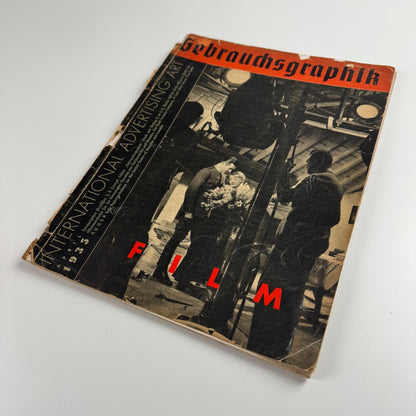 Gebrauchsgraphik International Advertising Art. April 1935 edited by Professor HK Frenzel