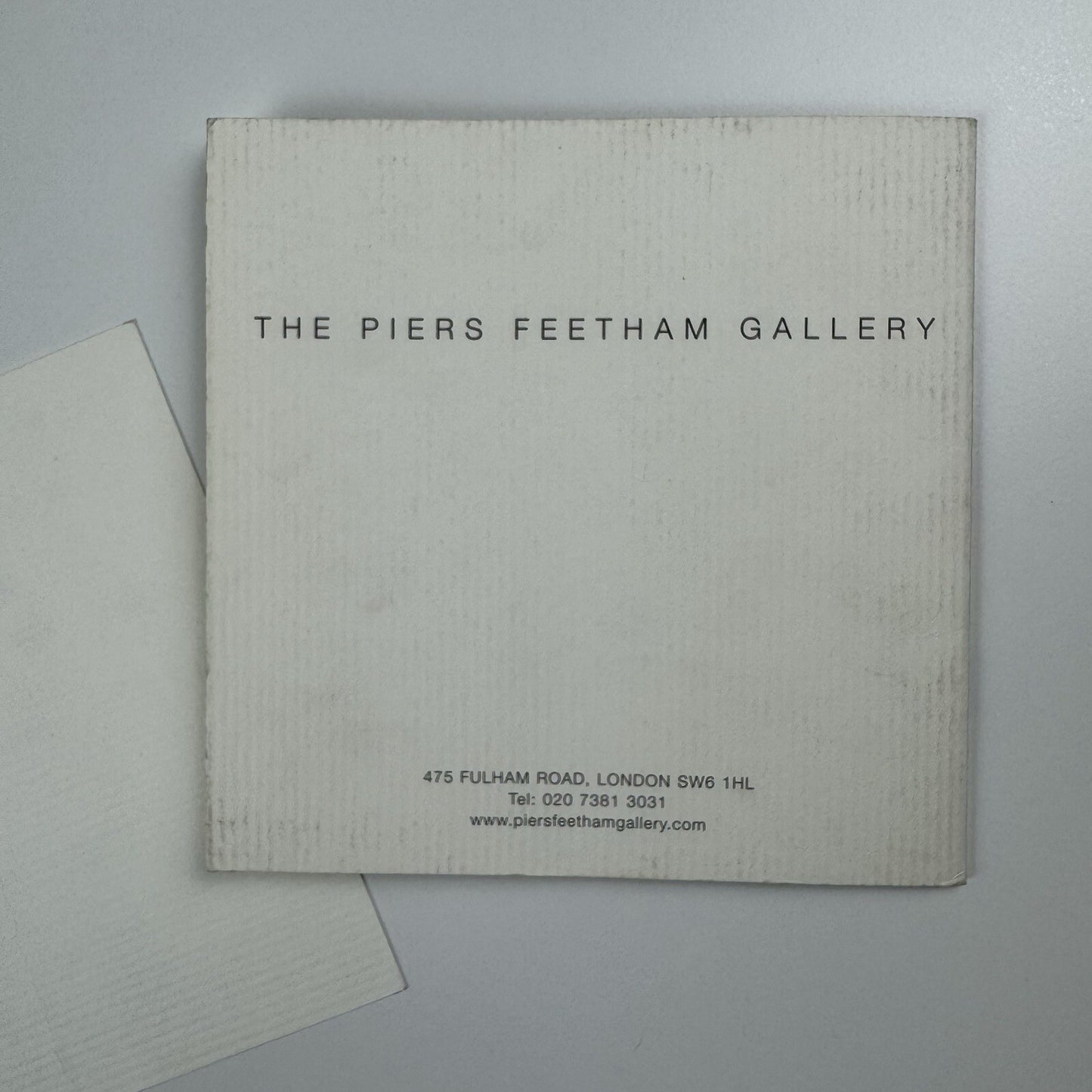 William Packer. Still Life | The Piers Feetham Gallery London, catalogue and private view invitation, 2004