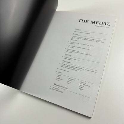 The Medal. British Art Medal Society BAMS journal. Issue No. 59, Autumn 2011