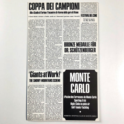 Metropol type specimen leaflet | Societá Nebiolo, Torino | Attrazione Grafica, undated