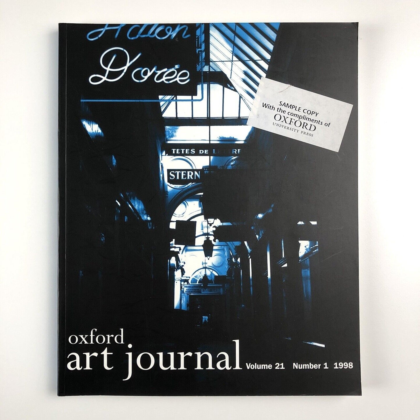 Oxford Art Journal Volume 21, Number 1, 1998 Oxford University Press 1998