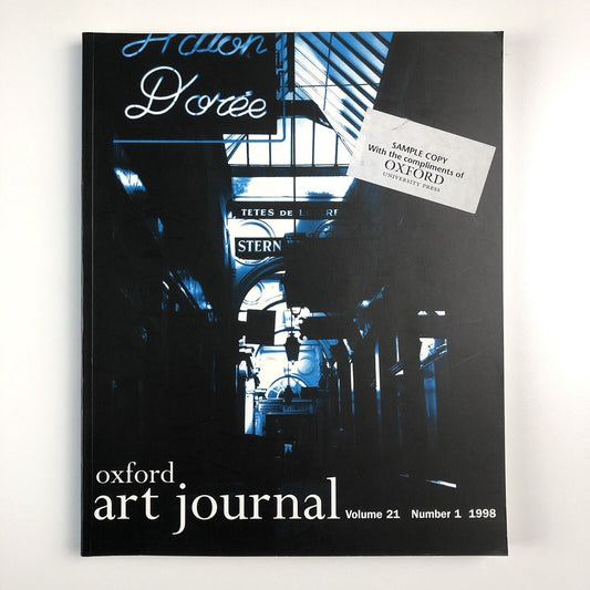 Oxford Art Journal Volume 21, Number 1, 1998 Oxford University Press 1998