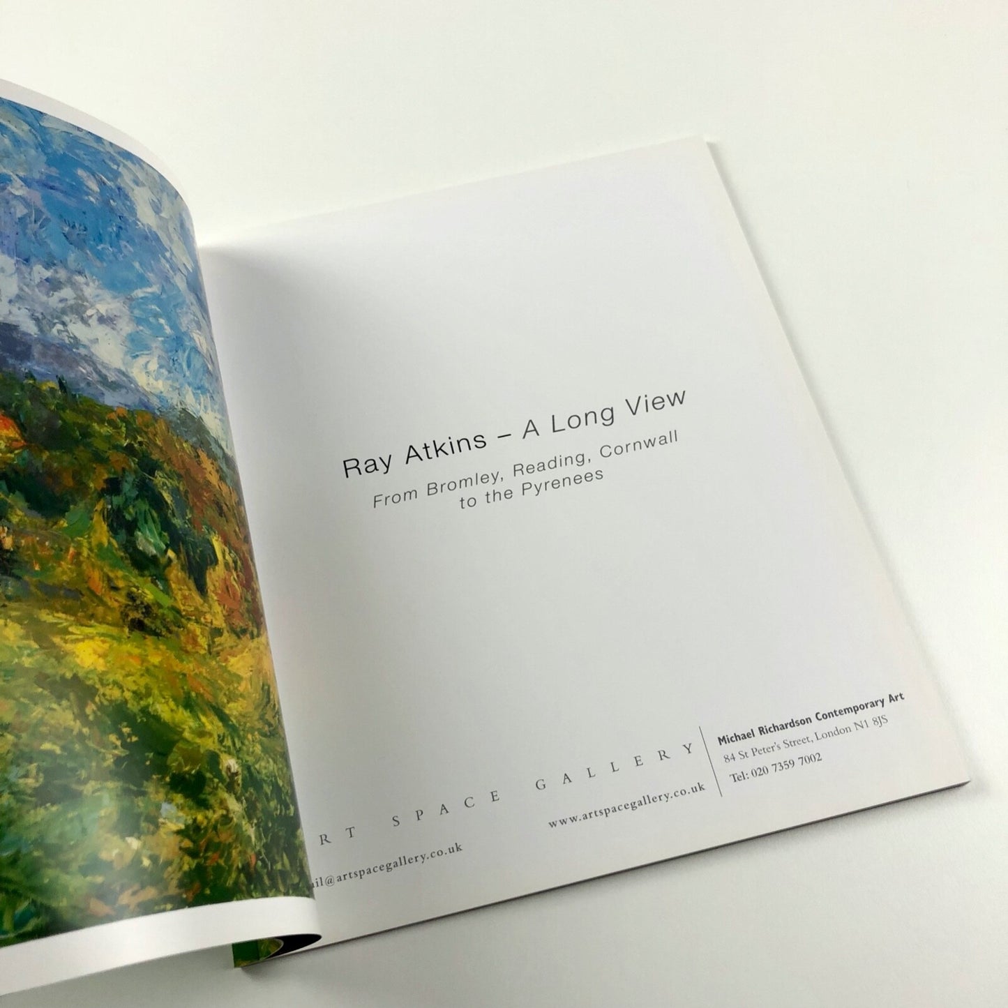 Ray Atkins. A Long View. From Bromley, Reading, Cornwall to the Pyrenees | Art Space Gallery, 2011