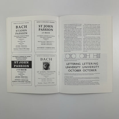 Designing Posters by Patricia Gidney 'Font' | Ditchling Museum, 2000